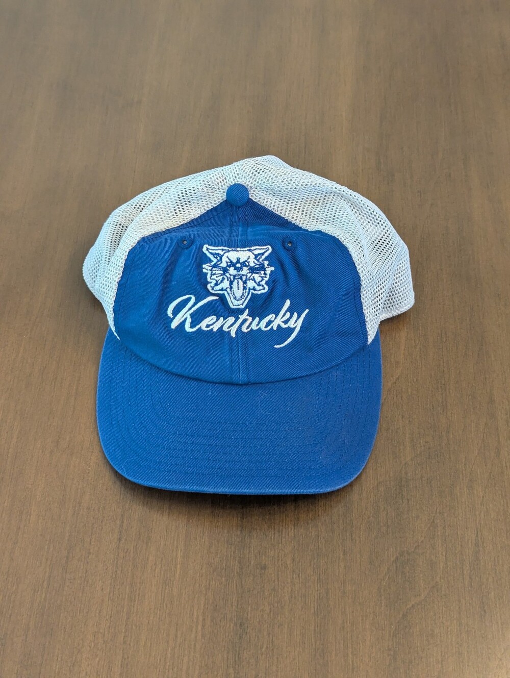 Kentucky Wildcats Trucker Hat Blue White Snapback Top Of The World NCAA Cap